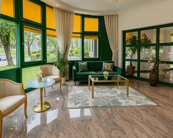 Rundumsorglos Arrangement für Ihre perfekte Auszeit „Rundumsorglos Arrangement im Parkhotel an der Therme mit stilvollem Zimmer und Thermennähe“** Verwendbar für Bilder auf der Website zur besseren Auffindbarkeit und Barrierefreiheit.